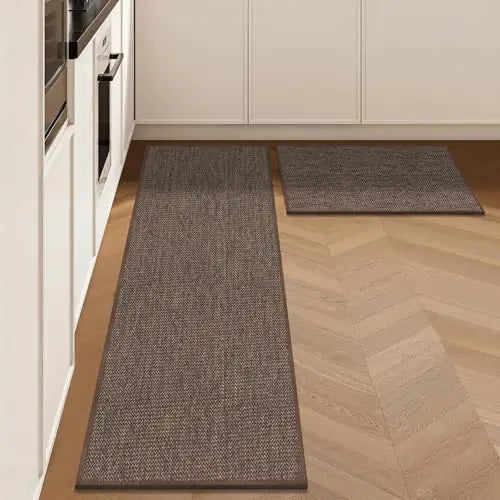 LEKEEPGO 2-Piece Kitchen Mats – Washable & Non-Skid