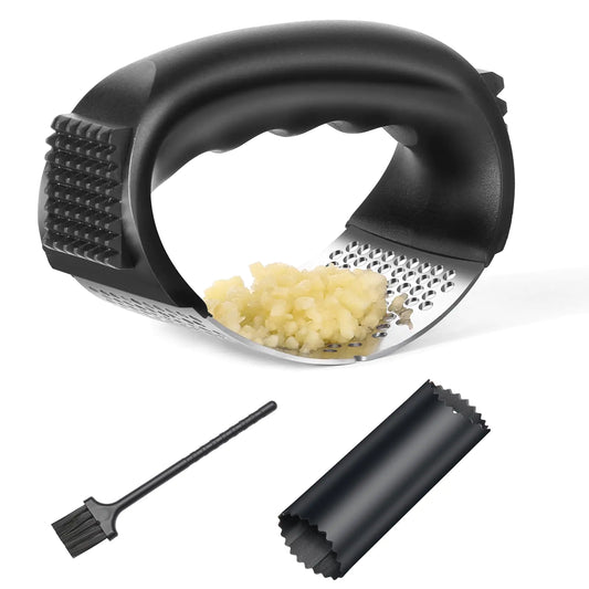 2025 Garlic Press by Oeraidim – Innovative Chopper & Peeler