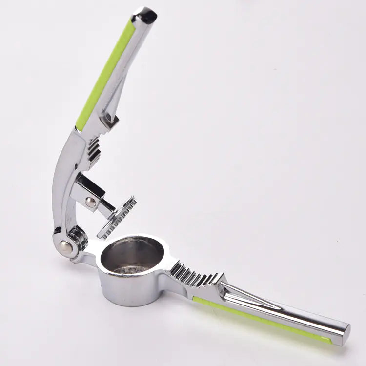 Stainless Steel Garlic Press with Peeler – Easy & Efficient