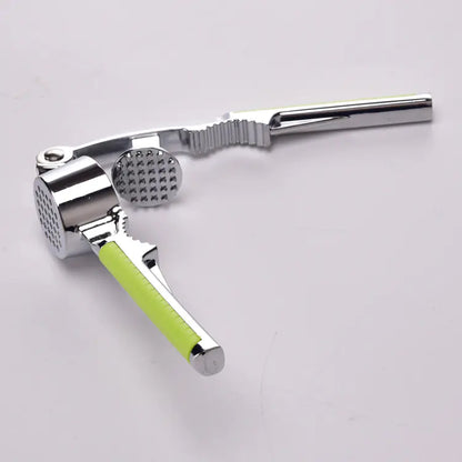 Stainless Steel Garlic Press with Peeler – Easy & Efficient