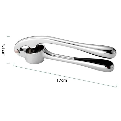 Stainless Steel Garlic Press with Peeler – Easy & Efficient