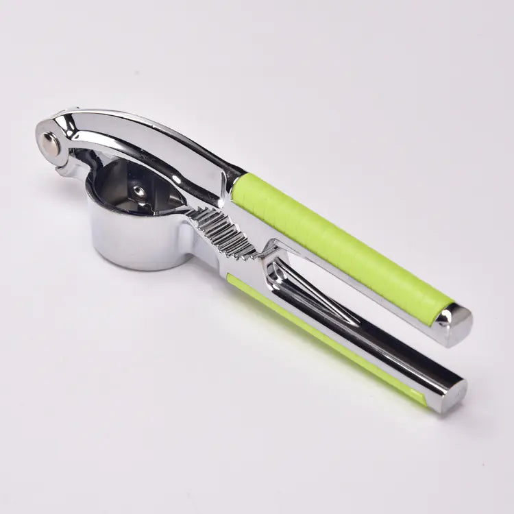 Stainless Steel Garlic Press with Peeler – Easy & Efficient