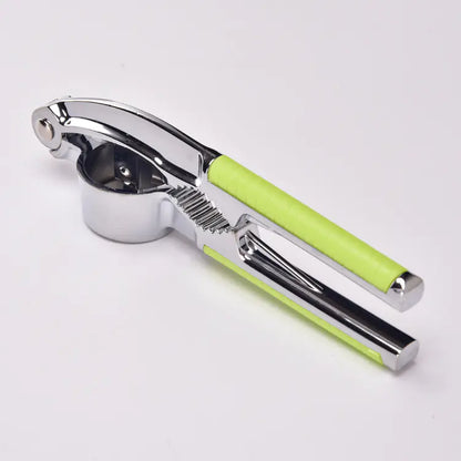 Stainless Steel Garlic Press with Peeler – Easy & Efficient